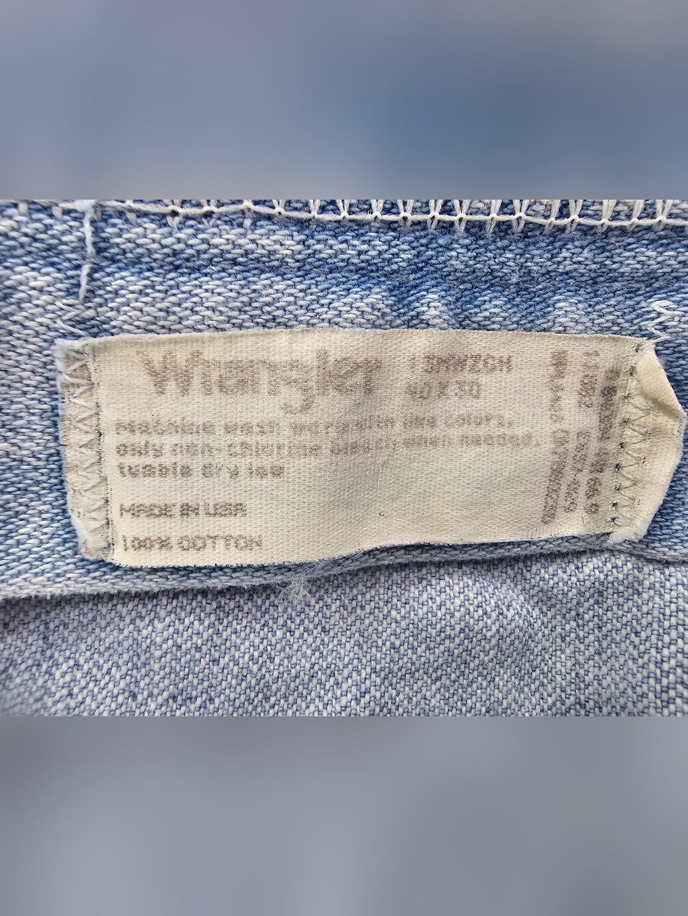 Wrangler Light‎ Blue Men’s Straight Jeans - Picture 8 of 9